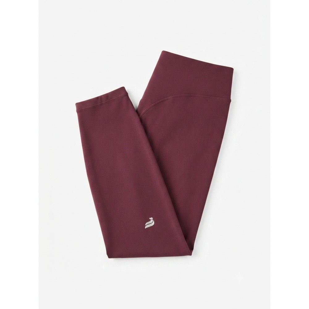 Fabletics PureLuxe High Waisted Leggings Burgundy Women Activewear Yoga‎ Pants S